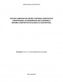 ESTUDO COMPARATIVO ENTRE O SISTEMA CONSTRUTIVO CONVENCIONAL DE RESIDÊNCIAS EM ALVENARIA E SISTEMA CONSTRUTIVO ECOLÓGICO E SUSTENTÁVEL