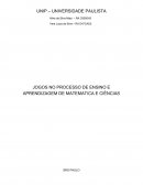 JOGOS NO PROCESSO DE ENSINO E APRENDIZAGEM DE MATEMATICA E CIÊNCIAS