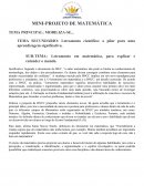 Mini projeto sobre o letramento em matemática