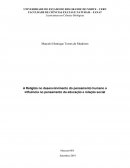 Artigo Sobre Religião e Problemas da Sua Influencia