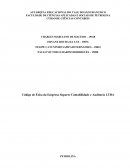 Código de Ética da Empresa Suporte Contabilidade e Auditoria LTDA