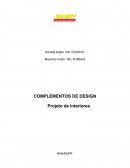 COMPLEMENTOS DE DESIGN: Projeto de Interiores