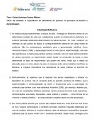 Título da Unidade: A importância do laboratório de química no processo de Ensino e Aprendizagem