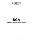 SGA - Sistema de Gerenciamento Acadêmico