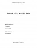 Relatório Prática lV de Metrologia