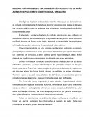 RESENHA CRÍTICA SOBRE O TEXTO A RECEPÇÃO DO INSTITUTO DA AÇÃO AFIRMATIVA PELO DIREITO CONSTITUCIONAL BRASILEIRO