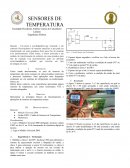 OS SENSORES DE TEMPERATURA