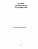 PROJETO TECNOLÓGICO DE INCLUSÃO DE PESSOAS COM DEFICIÊNCIA NO MUNDO DIGITAL
