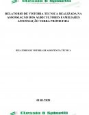 RELATÓRIO DE VISTORIA DE ASSISTÊNCIA TÉCNICA