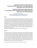 INOVAÇÃO DISRUPTIVA NO ENSINO SUPERIOR: O contributo do ensino online no acesso ao ensino superior em Moçambique: Caso do ISCED 2015-2018