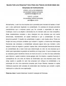 Quanto vale uma empresa? Uma visão dos fatores de atratividade das empresas do conhecimento