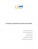 A UTILIZAÇÃO E OS BENEFÍCIOS DA ENERGIA SOLAR NO BRASIL