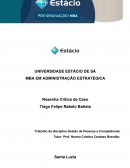 Estudo de caso gestão de competências