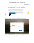 A Criação de Email