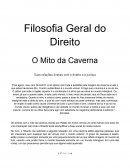 Filosofia Geral do Direito O Mito da Caverna