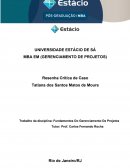 Resenha Fundamentos Gerenciamento de Projetos