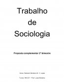 O Trabalho de Sociologia