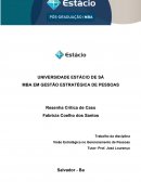 Matéria Visão Estratégica nas Organizações