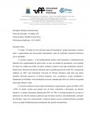 A Resenha Critica Relações Internacionais