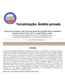 A Terceirização no Âmbito Privado