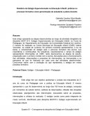 Práticas no Processo Formativo Como Aproximação do Estudante a Práxis Docente