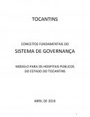 MODELO PARA OS HOSPITAIS PÚBLICOS DO ESTADO DO TOCANTINS]