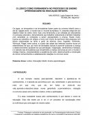 O LÚDICO COMO FERRAMENTA NO PROCESSO DE ENSINO APRENDIZAGEM NA EDUCAÇÃO INFANTIL