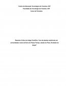 Resenha Critica do Artigo Científico “Uso de plantas medicinais em comunidades rurais da Serra do Passa-Tempo, estado do Piauí, Nordeste do Brasil”