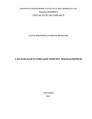 A APLICAÇÃO DO COMPLIANCE EM MICRO E PEQUENAS EMPRESAS