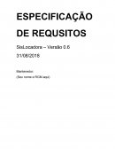 ESPECIFICAÇÃO DE REQUESITOS