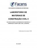 RELATORIO DE ENSAIO DA DETERMINAÇÃO DA RESISTÊNCIA A COMPRESSÃO DO CIMENTO