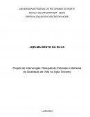 Projeto de Intervenção: Estresse e Qualidade de Vida na Ação Docente