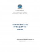 OS ACONTECIMENTOS SUBSEQUENTES ISA 560