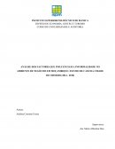 ANÁLISE DOS FACTORES QUE INFLUENCIAM A INFORMALIDADE NO AMBIENTE DE NEGÓCIOS EM MOÇAMBIQUE: ESTUDO DE CASO DA CIDADE DE CHIMOIO (2014 - 2018)