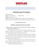 A Administração Estratégica