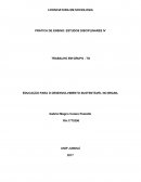 A EDUCAÇÃO PARA O DESENVOLVIMENTO SUSTENTÁVEL NO BRASIL