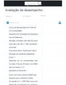 Trabalho de Teste Avaliação de Desempenho