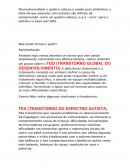 Transtorno Global do Desenvolvimento