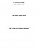 APLICAÇÃO DO LEAN MANUFACTURING COMO DIFERENCIAL COMPETITIVO NA PRODUTIVIDADE DE UMA EMPRESA