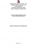 RESPOSTAS EXERCÍCIOS DE PROBABILIDADE