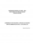 AS MEMÓRIAS DO RIO GRANJEIRO: ALTERAÇÃO DA PAISAGEM E IMPACTOS AMBIENTAIS NO CRATO - CE, NO SÉCULO XX