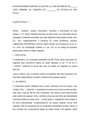 EXCELENTISSIMO SENHOR (A) DOUTOR (A) JUIZ DE DIREITO DA ______ VARA CRIMINAL DA COMARCA DE _________ DO ESTADO DE SÃO PAULO