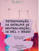 Determinação da Entalpia da Neutralização de HCl+NaOH