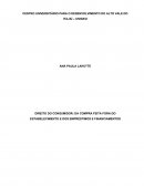 DIREITO DO CONSUMIDOR: DA COMPRA FEITA FORA DO ESTABELECIMENTO E DOS EMPRÉSTIMOS E FINANCIAMENTOS