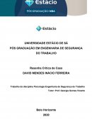 RESENHA ADMISTRAÇÃO ENGENHARIA DO TRABALHO