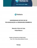 ANÁLISE DA LOGÍSTICA HOSPITALAR E DOS CUSTOS DO SETOR DE ENGENHARIA CLÍNICA EM UM HOSPITAL FILANTRÓPICO.