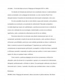 Atividade – Texto Individual acerca de: Pedagogia do Parangolé (SILVA, 2003)