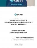 MBA EM GESTÃO DE DEPARTAMENTO PESSOAL E RELAÇÕES TRABALHISTAS