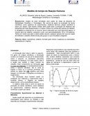 Relatorio de Tempo de Reação Humana