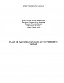 PLANO DE EVACUAÇÃO APLICADO A ETEC PRESIDENTE VARGAS